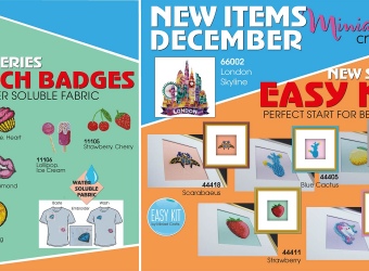 New Miniart Crafts Embroidery Kits Available: December 2019